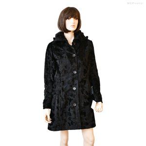 Laundry by Shelli Segal Reversible Faux Fur Persian Coat Women's size S …